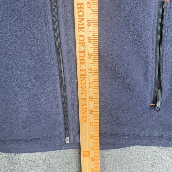 Helly Hansen Jacket Full-Zip Polartec Fleece Workwear Coat Medium Blue - Picture 10 of 11